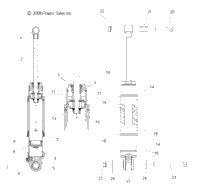 Suspension, Shock, Rear Track S09pr8esl (49Snowshockrearsb)