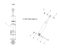Suspension, Shock, Rear Track (49Snowshockrear)