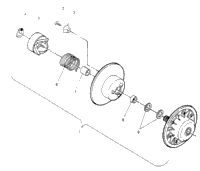 Driven Clutch Assembly Lite Gt 0953133 & European Lite Gt