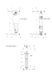 Suspension, Shocks Ifs, Ft, Rt