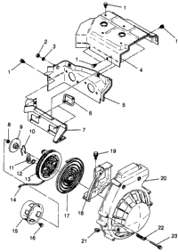 Blower Housing & Recoil Lite Gt & European Lite Gt E973133