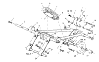 Front Torque Arm Assembly Trail , Trail Deluxe 0952262, & Europ