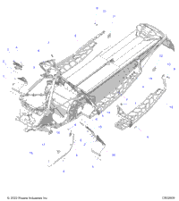 Chassis, Clutch Guard, Footrests, & Runningboards