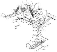 Front Suspension & Ski 600 Xc & European 600 Xc E971776