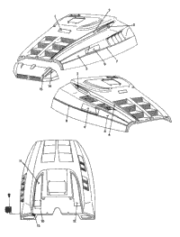 Hood Decals 500 Sp