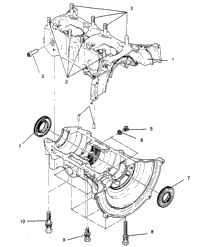 Crankcase Widetrak Gt & European Widetrak Gt E962061