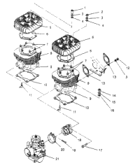 Cylinder Assembly Widetrak Gt & European Widetrak Gt E952061