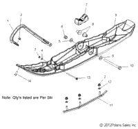 Steering, Ski Asm