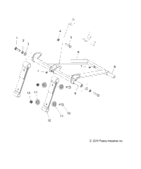 Suspension, Torque Arm, Front