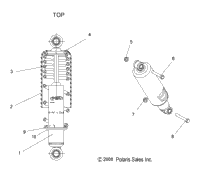 Suspension, Shock, Front Track