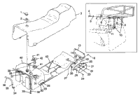 Seat & Gas Tank Ultra Touring & European Ultra Touring E985378