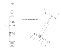 Suspension, Shock, Rear Track (49Snowshockrear)