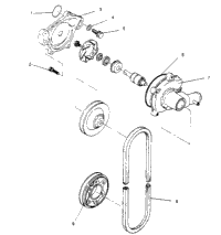 Water Pump Xlt 0950756, Xlt Sks , Xlt Sks Euro E950556 & Xlt Sks P