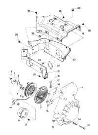 Blower Housing And Recoil Starter Trail
