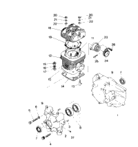 Crankcase And Cylinder Star Trak
