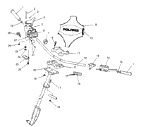 Steering Handlebar Xlt Rmk , Xlt Sks 0960556, & European Xlt Sks