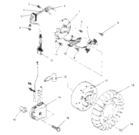 Magneto Assembly Widetrak Gt & European Widetrak Gt E952061