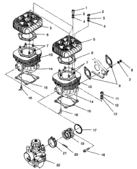 Cylinder Widetrak Gt & European Widetrak Gt E962061