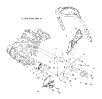 Engine, Mounting Lh