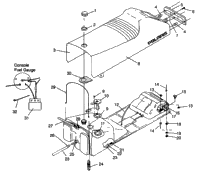 Seat & Gas Tank Assembly Classic