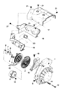 Blower Housing And Recoil Starter Sport