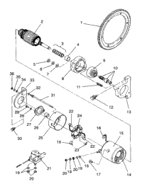 Starting Motor Assembly Lite Deluxe