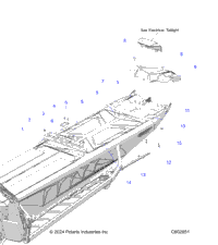 Chassis, Rear, Misc. Covers And Snowflap