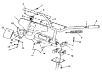 Steering Handlebar Assembly Classic & Classic Touring 0942875