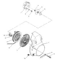 Recoil Starter Assembly 500 Carb
