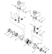 Piston & Crankshaft Lite Gt 0963133 & European Lite Gt