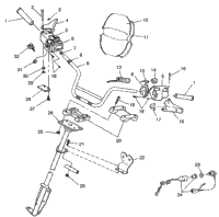 Steering Handlebar Widetrak Lx & European Widetrak Lx E972065