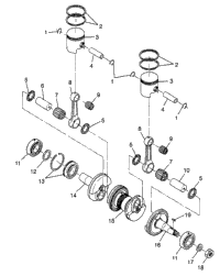 Piston & Crankshaft 0980143