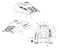 Hood Foam/Foil Tran Sport 0960143 & Euro Tran Sport