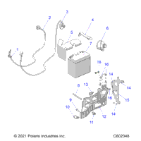 Electrical, E.S. Battery/Box & Cables E.S. Option