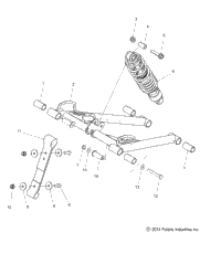 Suspension, Torque Arm, Front