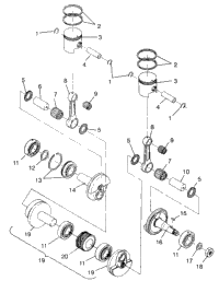 Piston & Crankshaft Super Sport