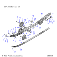 Suspension, Rail Beam Lh/Rh