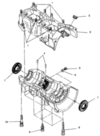 Crankcase Assembly 500 Efi 0942774 & Efi Sks