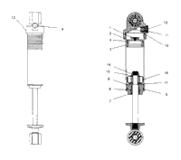 Fox Shock Gas, Middle 440 Xcr