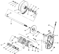 Drive Train Assembly Xlt 0940767, Xlt Sp & Xlt Sks 0940567