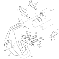 Exhaust System 600 Xcr