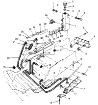 Cooling System 500 Efi & European 500 Efi E963774