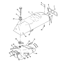 Seat/Gas Tank Assembly 500 Xlt