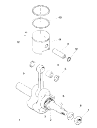 Piston And Crankshaft Star Trak