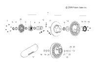 Drive Train, Secondary Clutch