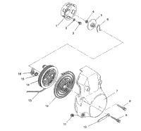 Recoil Starter Assembly 500 Efi / 0930674 & 500 Efi Sks / 0930574