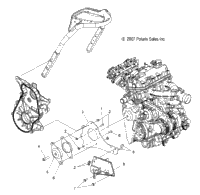 Engine, Mounting, Rh & Front