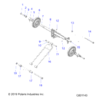 Suspension, Torque Arm, Rear
