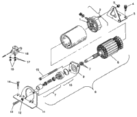 Starting Motor Widetrak Lx 0982065 & European Widetrak Lx