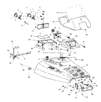 Hood Assembly Storm 0950782, Storm Sks 0950582, Euro Storm E950782, Euro S